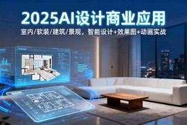 （16052期）2025AI设计商业应用：室内/软装/建筑/景观，智能设计 效果图 动画实战