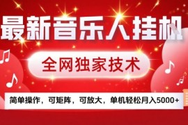 最新腾讯音乐人挂G项目，全网独家技术，简单操作，可矩阵，可放大，单机轻松月入5k 【揭秘】