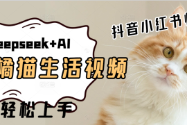用Deepseek AI做橘猫治愈生活拆解视频 制作轻松
