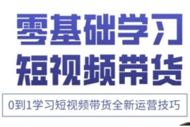 快手运营 高阶剪辑实战课，0到1学习短视频带货全新运营技巧