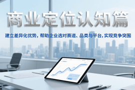 商业定位认知，建立差异化优势，帮助企业选对赛道、品类与平台，实现竞争突围