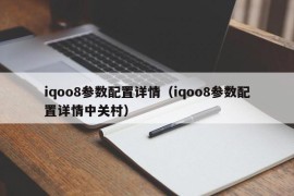 iqoo8参数配置详情（iqoo8参数配置详情中关村）