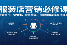 服装店营销必修课：含会员卡、储值卡、会员升级、社群营销及库存清理等