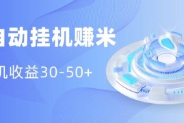 多平台全自动挂机赚米小项目，单机收益30-50 ，号的品质决定收益