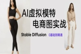AI虚拟模特电商图实战，AI绘画Stable Diffusion 0基础到精通