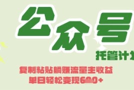 开启躺Z模式，Deepseek 公众号流量主，日入3张【揭秘】