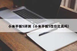 小米平板5评测（小米平板5性价比高吗）