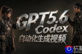 GPT5.6 Codex自动化视频生成：提示词设计×角色设定×封面海报×工作流思路，高效产出AI视频