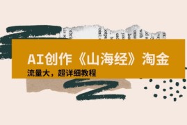 AI创作《山海经》奇珍异兽，超现实画风视频，流量大易爆款附详细教程