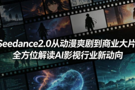 Seedance2.0从动漫爽剧到商业大片，全方位解读AI影视行业新动向