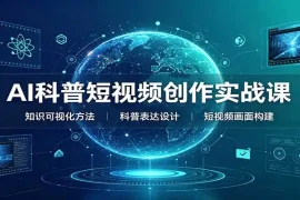 AI科普短视频创作实战课：配套要点文档，文案与视频提示词模板教学