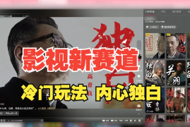 最新影视解说玩法，人物独白，30天涨粉24万 ，全流程拆解