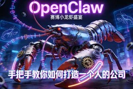 OpenClaw，小龙虾-从产品到爆款的成长之路，手把手教你如何打造一个人的公司