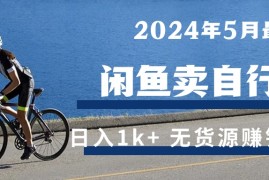 （10543期）2024年5月闲鱼卖自行车日入1k  最新无货源赚钱教学