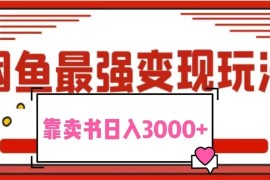 2024最新蓝海项目花1分钱买书，闲鱼出售9.9-19.9不等，多账号多撸，操作简单小白易上手日入3000 