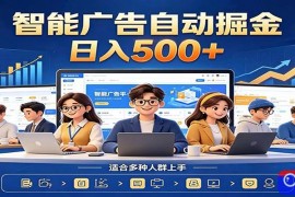 AI风口项目，全程解放双手，后台自动运行赚取收益，每天稳定收益500 