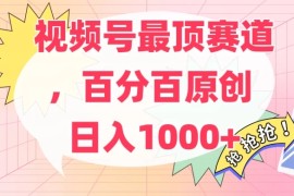 百分百原创情感故事赛道，AI一键生成，视频号Top.1赛道，日入500 
