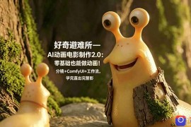 好奇避难所—AI动画电影制作2.0：零基础也能做动画！分镜 ComfyUI 工作流，学完直出完整影片