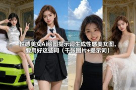 性感美女Ai绘图提示词生成性感美女图，要用好这些词（千张图片 提示词）
