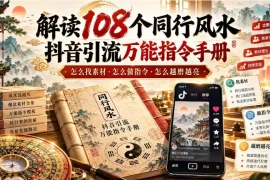 解读108个同行风水抖音引流万能指令手册，怎么找素材·怎么做指令·怎么越磨越亮【文档】
