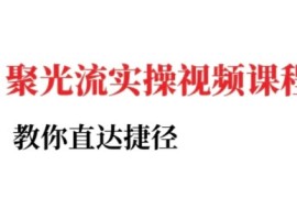 小红书聚光投流实操课程，教你直达捷径（更新）