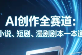 AI创作全赛道：小说、短剧、漫剧剧本一本通(更新9月)