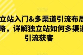 独立站入门