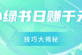小绿书日赚千元秘籍：零基础搬运技巧大揭秘，轻松实现财富增长