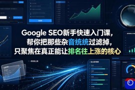 Google SEO新手快速入门课，帮你把那些杂音统统过滤掉，只聚焦在真正能让排名往上涨的核心动作【原创双语字幕】