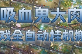 吸血鬼大肉！游戏全自动挂G搬砖，一台电脑开40个窗口日入500 ，无需人工值守【揭秘】