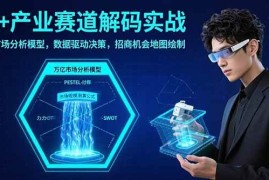 （15712期）AI 产业赛道解码实战：万亿市场分析模型，数据驱动决策，招商机会地图绘制