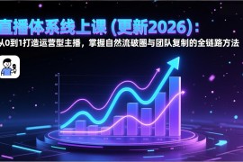 直播体系线上课(更新2026