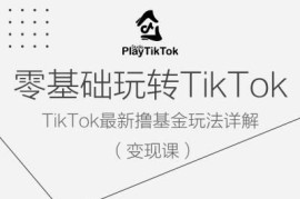 零基础玩转TiKToK变现课，TikTok最新撸基金玩法详解