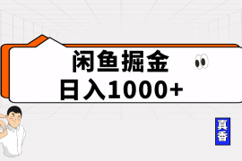 （10227期）闲鱼暴力掘金项目，轻松日入1000 