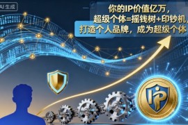 你的IP价值亿万，超级个体=摇钱树 印钞机，打造个人品牌，成为超级个体