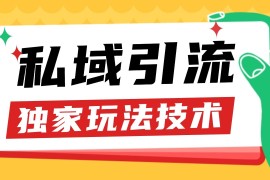 私域引流获客野路子玩法暴力获客 日引200  单日变现超3000  小白轻松上手