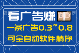 （10414期）24年蓝海项目，可躺赚广告收益，一部手机轻松日入500 ，数据实时可查