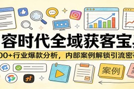 内容时代全域获客宝典：100 行业爆款分析，内部案例解锁引流密码