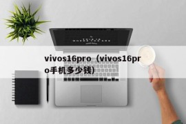 vivos16pro（vivos16pro手机多少钱）