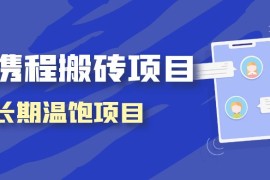携程搬砖项目，长期温饱项目，小白批量搬砖月入过万