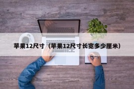 苹果12尺寸（苹果12尺寸长宽多少厘米）