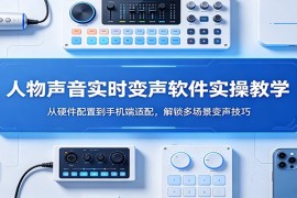 人物声音实时变声软件实操教学：从硬件配置到手机端适配，解锁多场景变声技巧