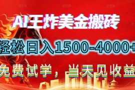 2026美金搬砖新项目，单日收益1500-4000 ，长期绿色稳定，彻底告别死工资，用副业改写人生！