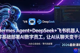 Hermes Agent DeepSeek 飞书机器人：零基础部署AI数字员工，让AI从聊天变干活