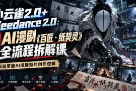 小云雀2.0 Seedance 2.0：爆款AI漫剧《百匠・纸契灵》全流程拆解课，系统掌握AI漫剧短片创作逻辑