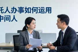 付费文章：托人办事如何运用中间人？