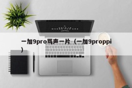 一加9pro骂声一片（一加9proppi）