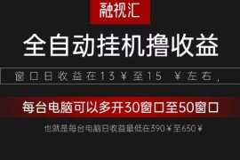 全自动观影看广告撸收益项目（日收益300 ）