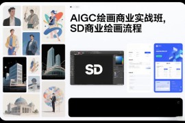 AIGC绘画商业实战班，SD商业绘画流程