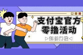 支付宝官方零撸活动，实操变现秘诀大公开，保守日入 500  让你轻松赚钱